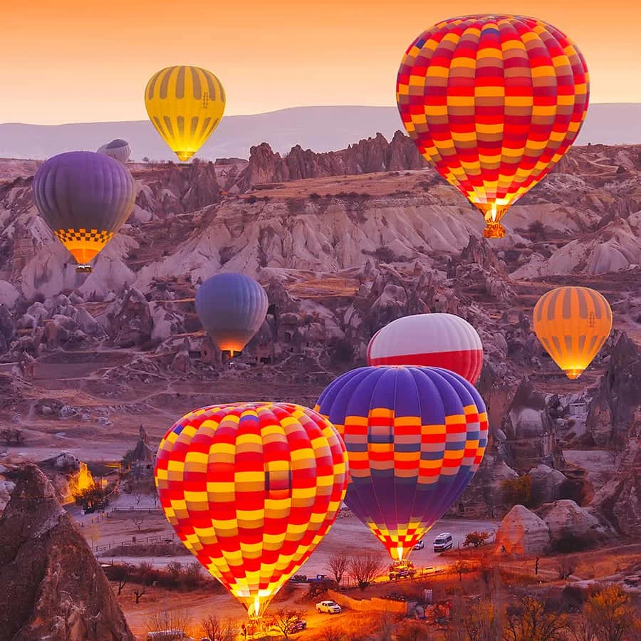 Kapadokya Balon Turu Gün Doğumu - Sıcak Hava Balonları ile Büyülü Manzara